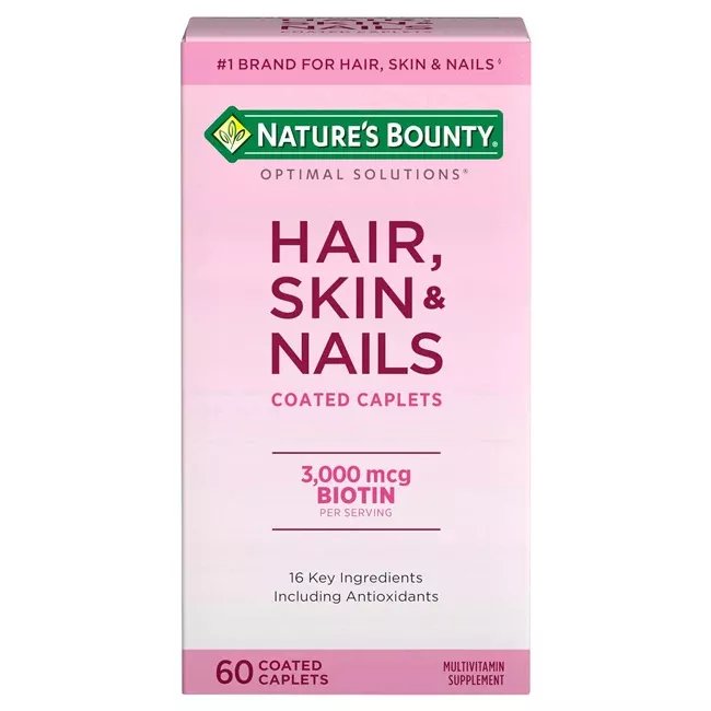 Hair Skin and Nails Multivitamin by Natures Bounty 60 Count