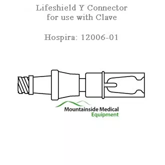 Hospira LifeShield Y-Connector 50/Case