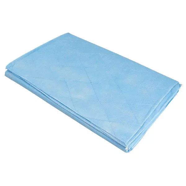 Hospital Blankets 44" x 84",Disposable with Blue Color 30/Case