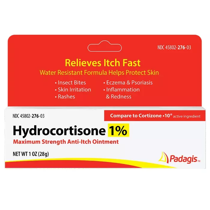 Hydrocortisone Acetate Ointment 1%, 30 Gram Tube
