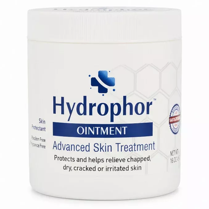 Hydrophor Ointment Advanced Skin Treatment for Dry Skin Relief 454 gram Jar