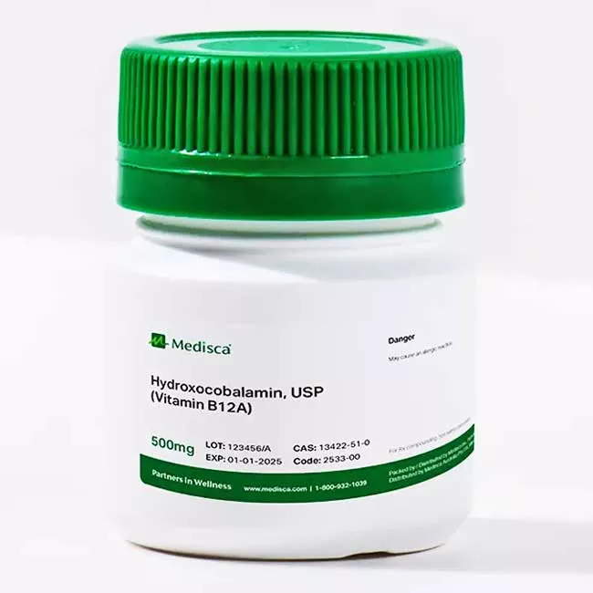 Hydroxocobalamin (Vitamin B12A) USP Powder For Compounding (API) **Refrigerated**