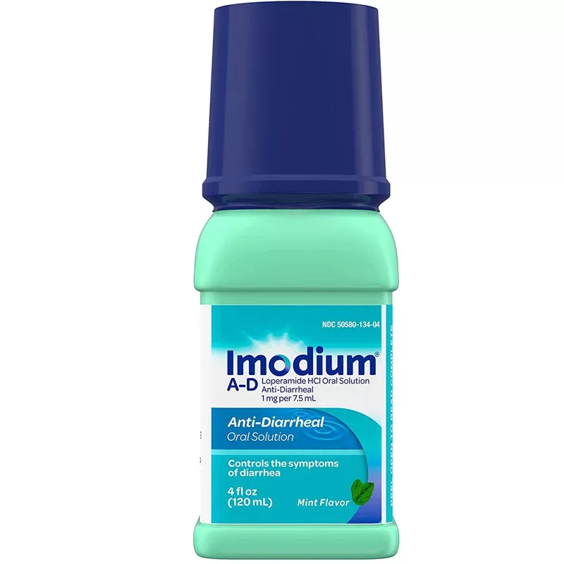 Imodium A-D Anti-Diarrhea Liquid Mint Flavor 4 oz