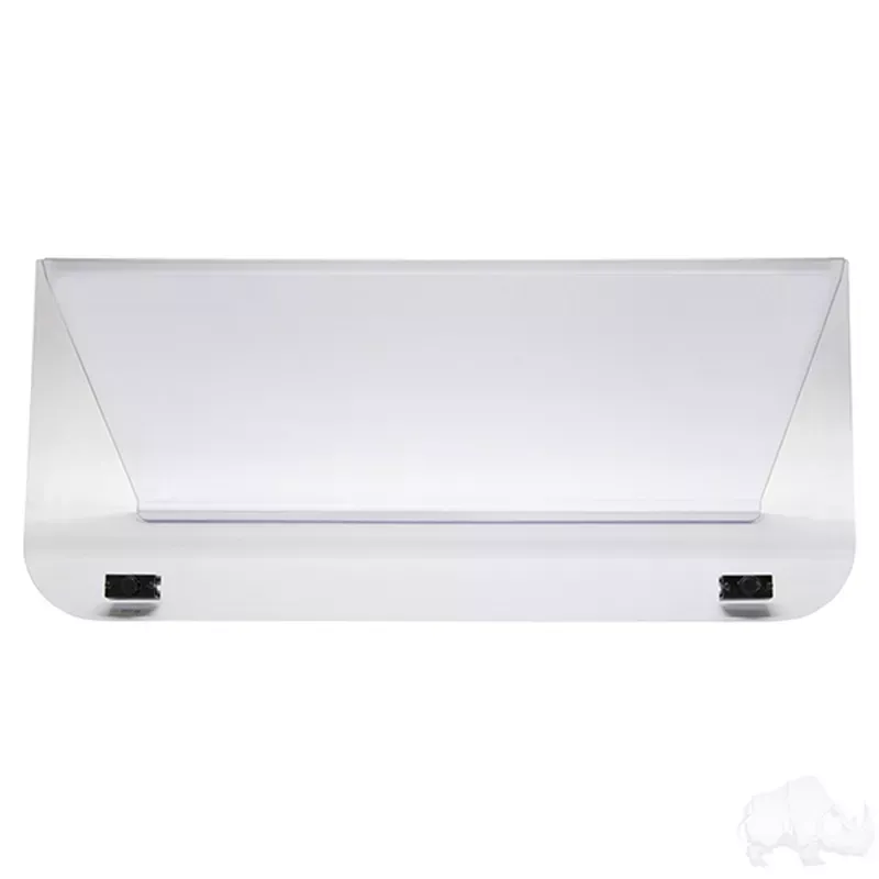 Impact Modified Windshield for Club Car DS, Precedent, Tempo & Onward (2 Piece Fold Down Windshield)