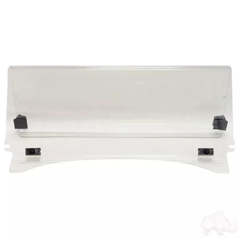 Impact Modified Windshield for EZGO TXT/Medalist, RXV & Express (2 Piece Fold Down Windshield)