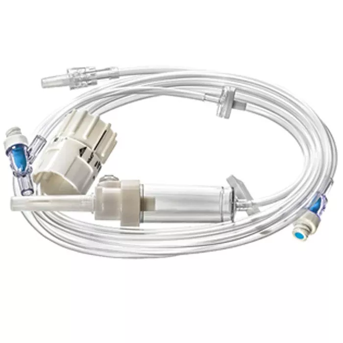 IV Administration Set Flow Safe Controller, 2 Needless Y-Sites 10 Drop (Dial-A-Flow)