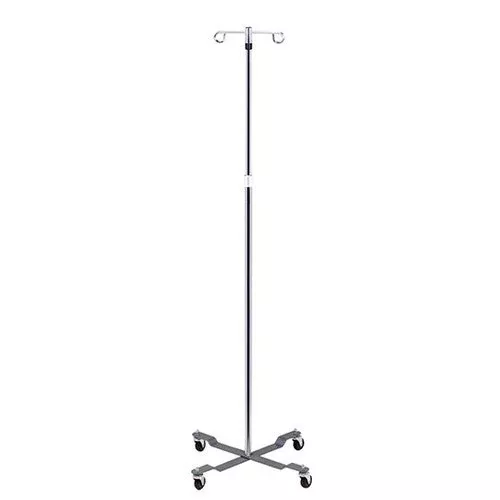 IV Pole with 4-legs and 2-Hooks
