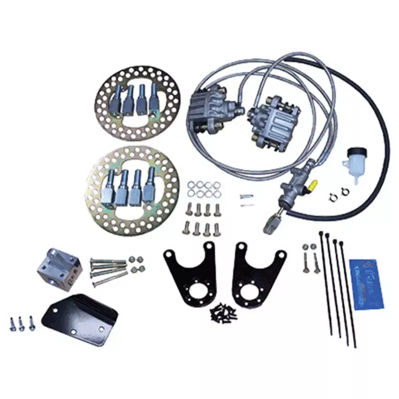 Jake’s Club Car DS Front Disc Brake Kit with Spindle Lift (1981-2008.5)