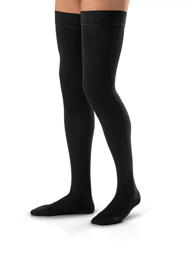 Jobst Men's 30-40mmHgClosed ToeThigh HighMediumBlack