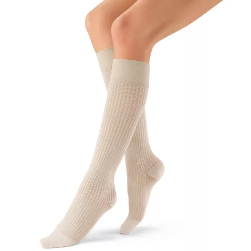 Jobst soSoft Socks KneeHigh 8-15 mmHg SandLarge1/pair