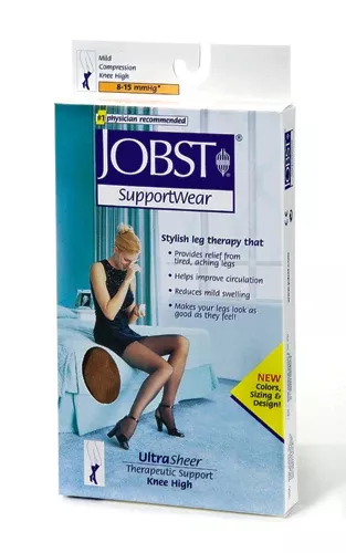 Jobst Ultrasheer 8-15 Knee-Hi Silky Beige 9ú - 11 Shoe size