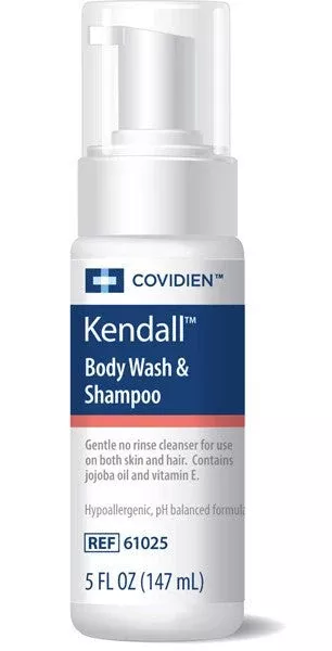 Kendall No-Rinse Body Wash & Shampoo Cleanser 5 oz