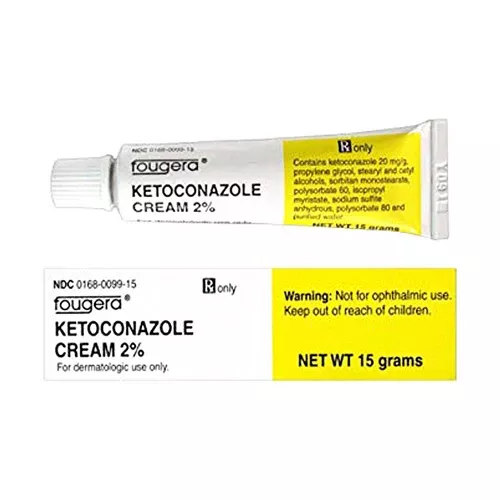 Ketoconazole Cream, Topical Antifungal Cream 2% 15 gram Tube (Rx)