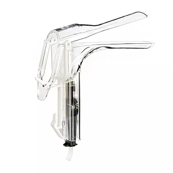 KleenSpec 590 Pederson Vaginal Speculum Built-In Light Source, Double Blade Duckbill, Office Grade