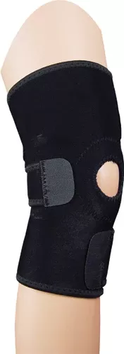 Knee Wrap Black Universal Open Patella