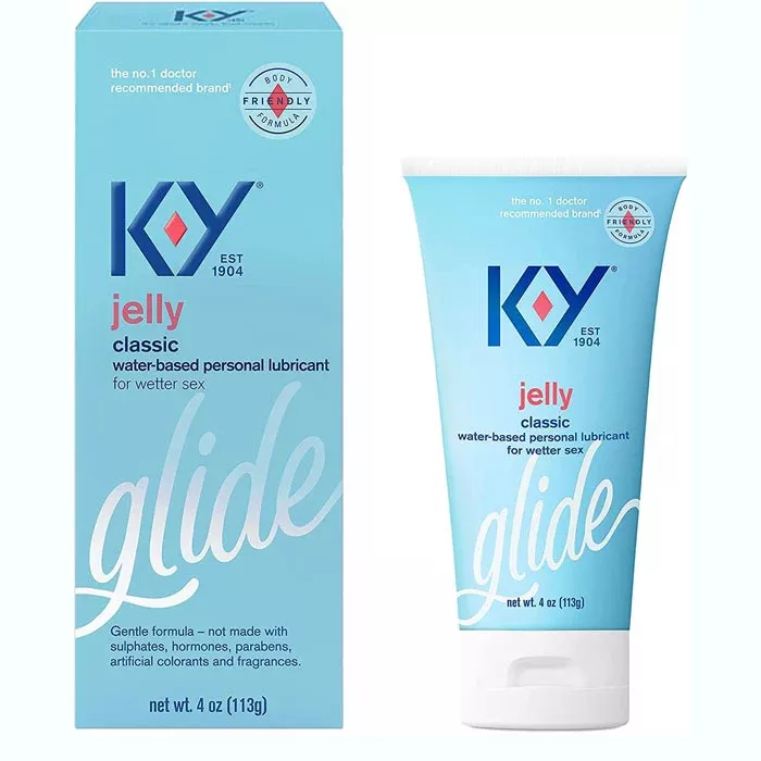 KY Lubricating Jelly, Water-Based 4 oz