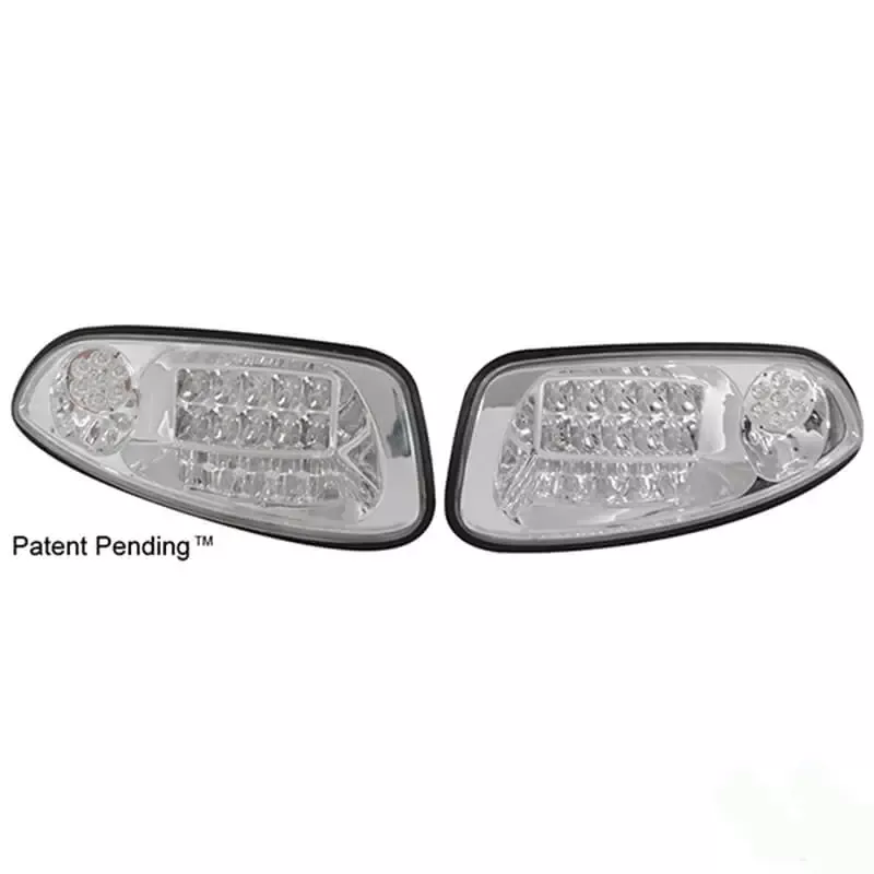 LED Clear Factory Style Headlights with Bezels, EZGO RXV 08+