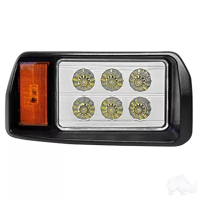 LED Headlight Assembly, Passenger Side, Club Car DS 93+, 12-48V