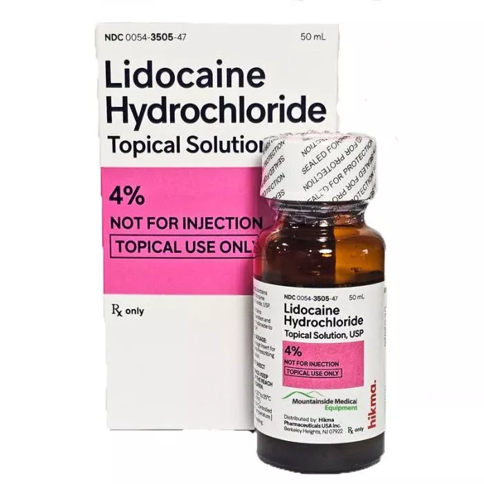 Lidocaine Hydrochloride 4% Topical Solution by Hikma (Rx)
