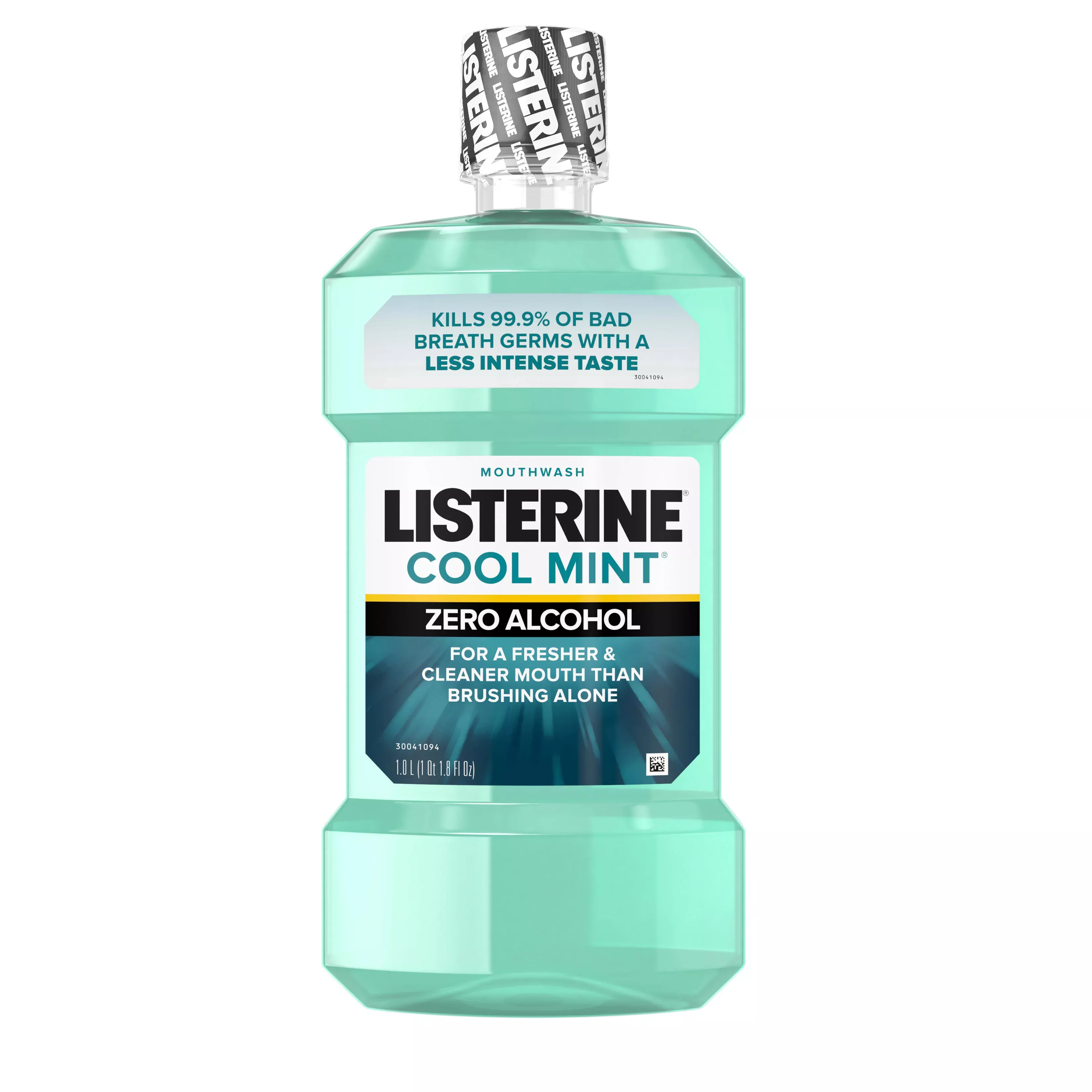 Listerine Zero Alcohol Cool Mint Mouthwash 33.8 oz (1000 mL)