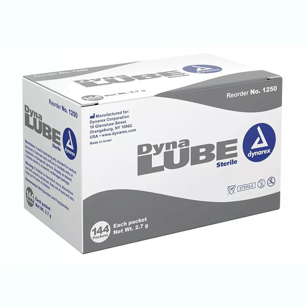 Lubricating Jelly Packets, Sterile 2.7 gram Medical Grade 144/Box