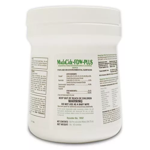 MadaCide FDW Plus / Wipes Tub/160