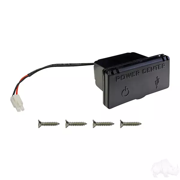 MadJax 12V Charging Center with 12V Outlet and USB