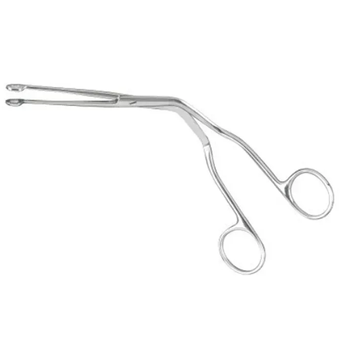 Magill Endotracheal Catheter Introducing Forceps, Non-Locking Finger Ring Handle, Adult 9 inch Stainless Steel