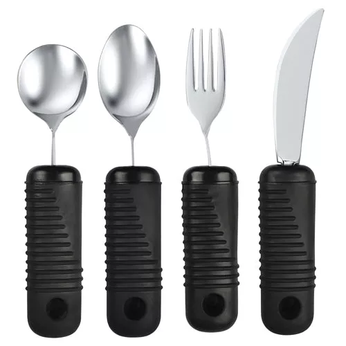 Make Eating Easier Big Grip Utensil SetBlue Jay Brand