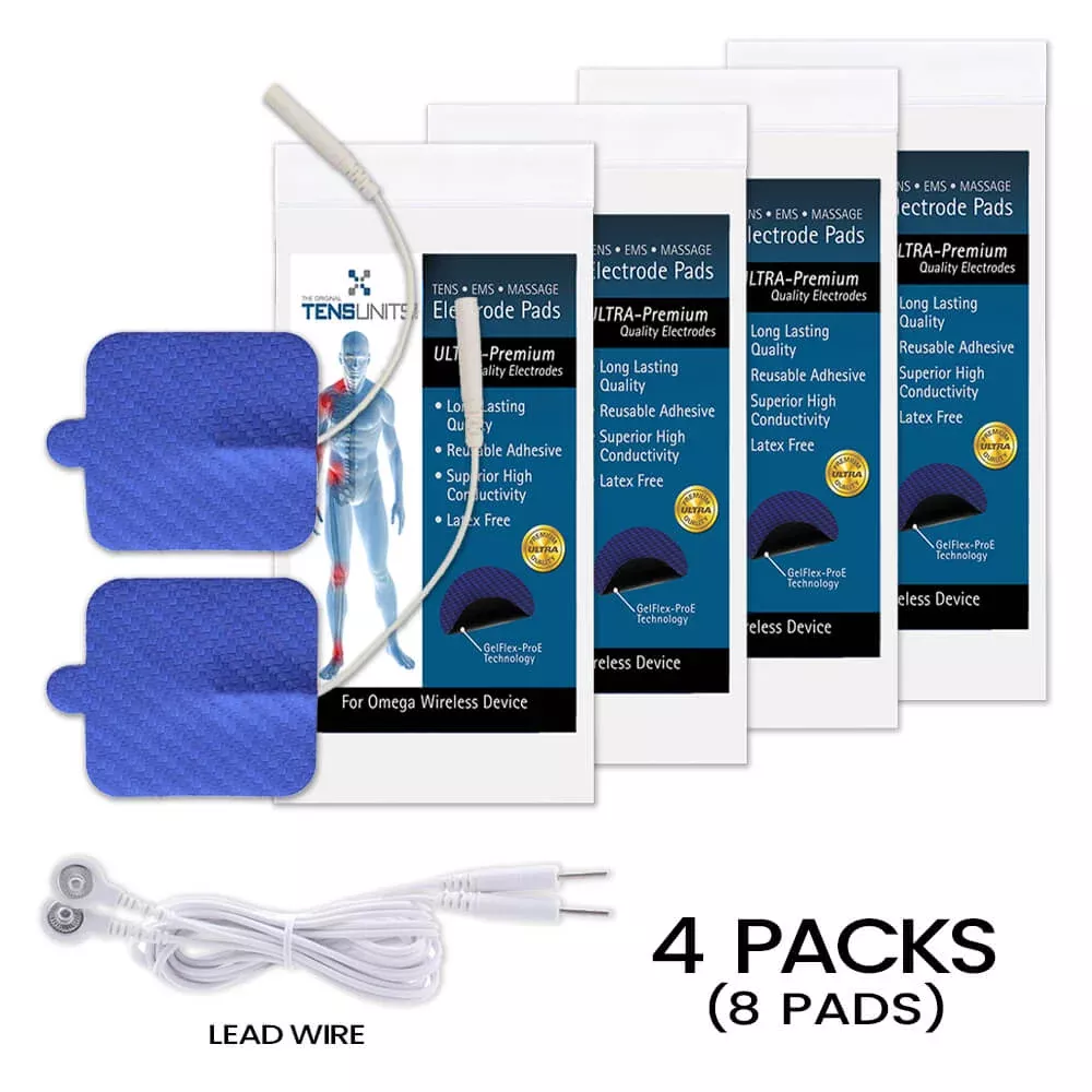 Make It Wired: 8 Premium Comfort Plus: 2"x2" Blue Pads for Enhanced Use