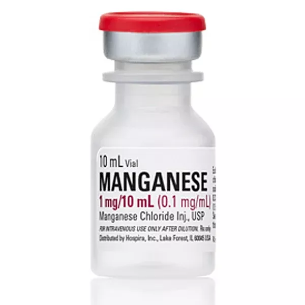 Manganese Chloride Injection IV Trace Element Supplementation 0.1 mg/mL SDV 10 mL x 25/Tray (RX)