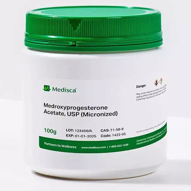 Medroxyprogesterone Acetate USP Powder (Micronized) For Compounding (API)