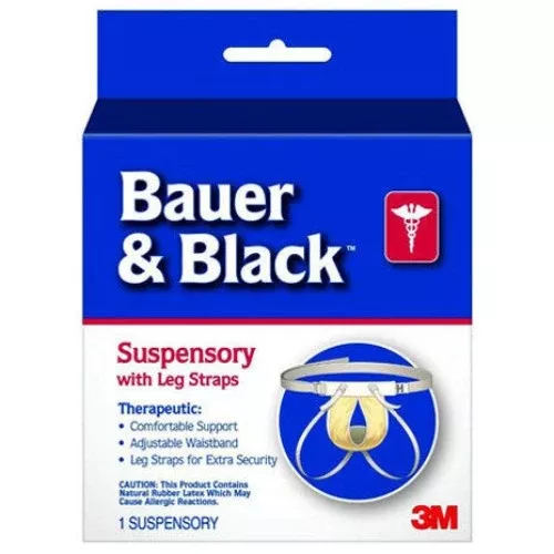 Mens Scrotal Support Suspensory with Leg Straps