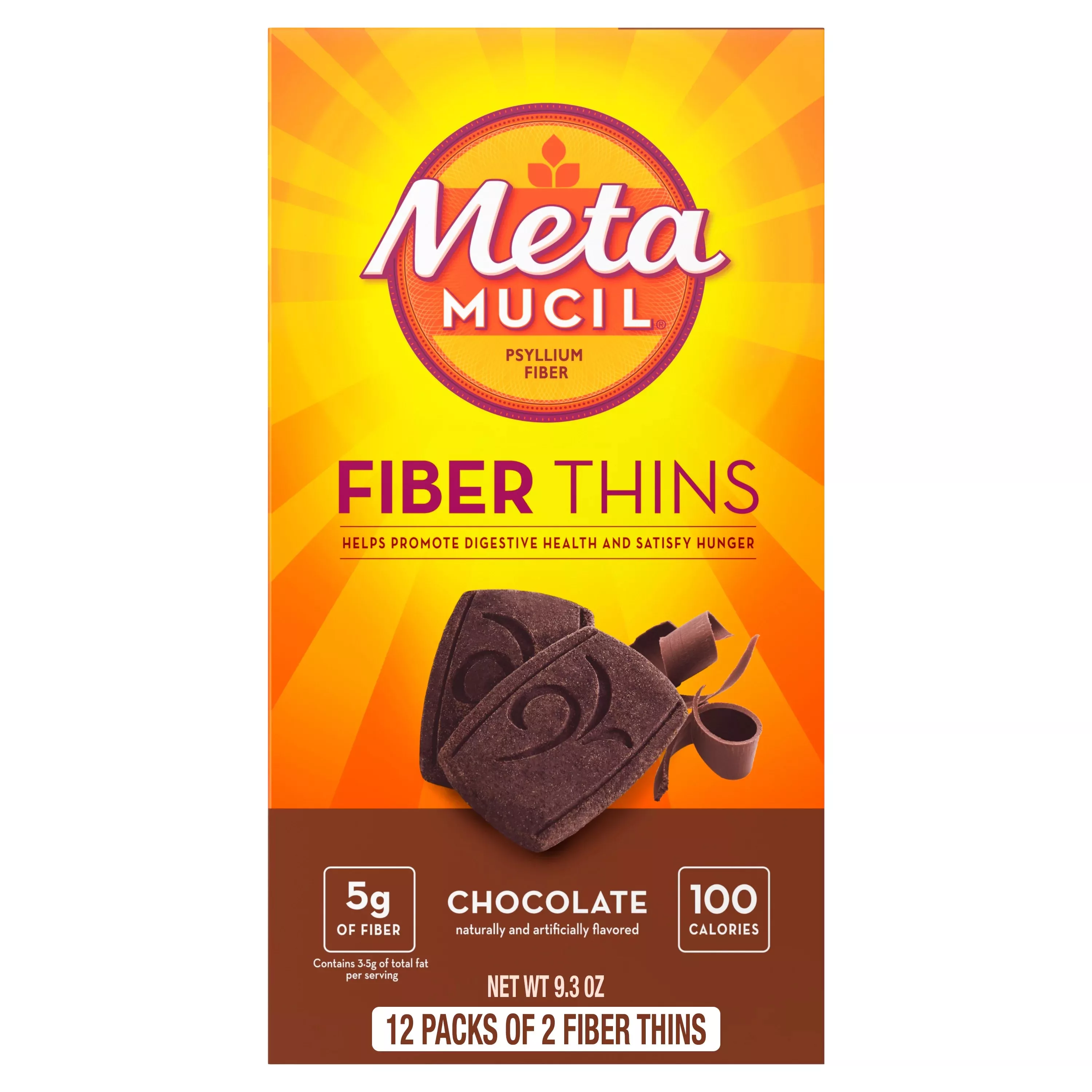 Metamucil Fiber Thins - Chocolate