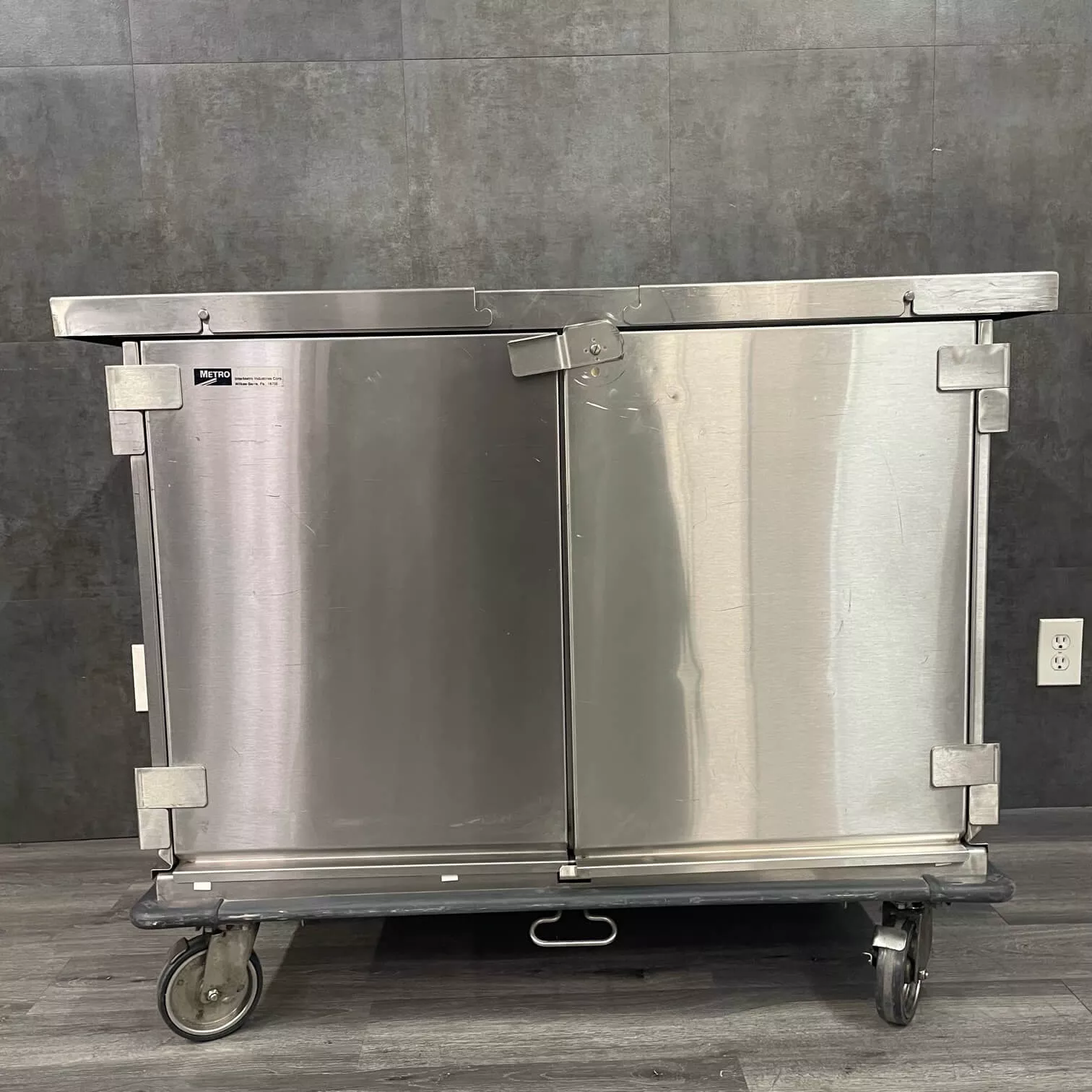 Metro Stainless Steel Surgical Case Cart