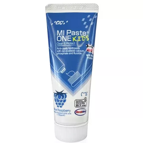 MI Paste One Kids Toothpaste with Blue Raspberry Flavor (Best Toothpaste for Kids)