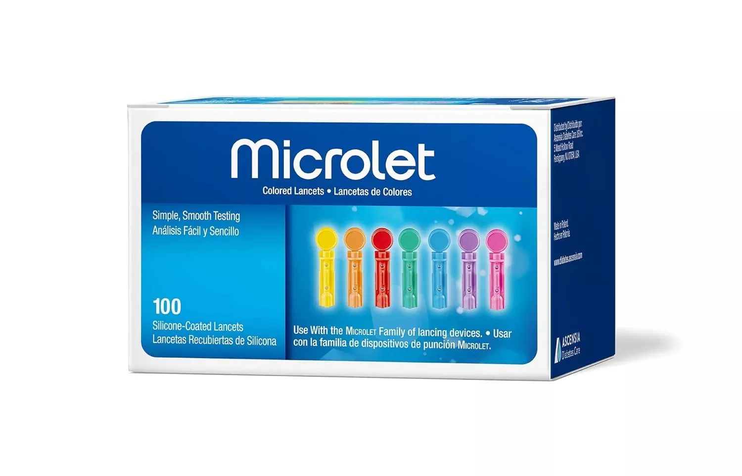 Microlet Twist Lancets – 100 Count