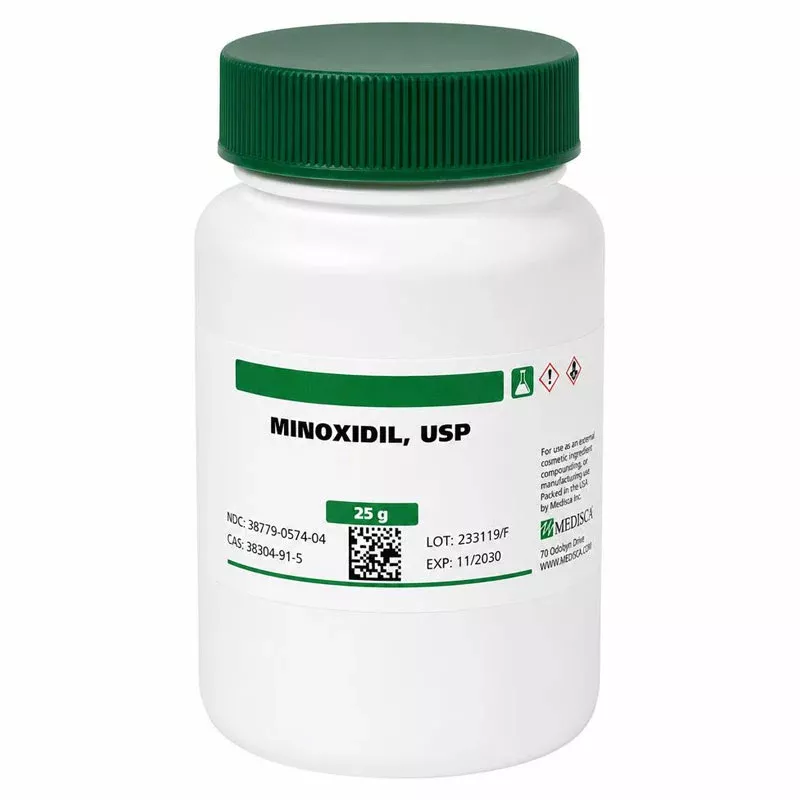 Minoxidil API Powder USP For Compounding, Custom Minoxidil Powder in Bulk