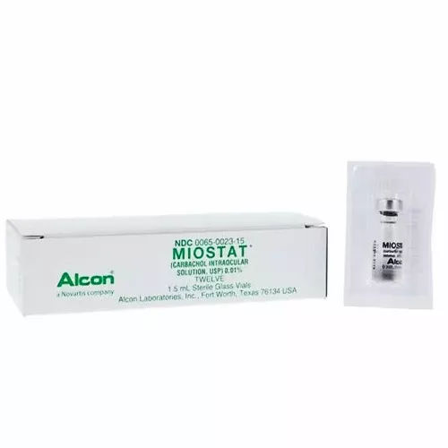 Miostat Injection (Carbachol Intraocular Solution) 0.01% x 12 Vials Per Box