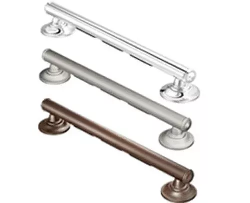 Moen Elegance Grab Bar16Brushed Nickelw/Grip Pads