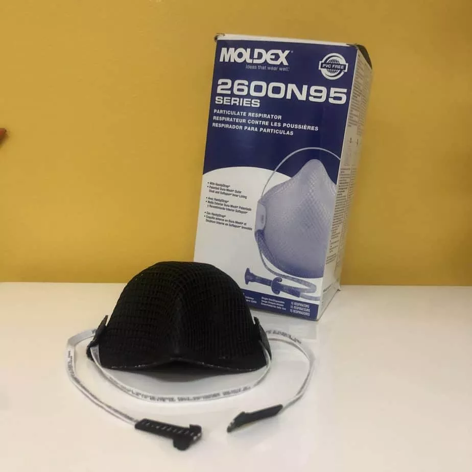 Moldex 2600 N95 Mask - Black -Box of 15