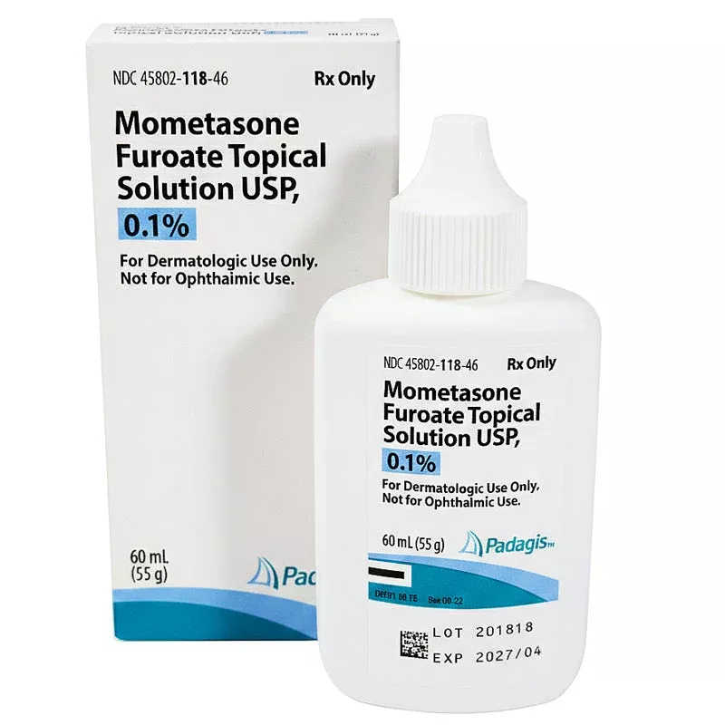 Mometasone Furoate Topical Solution 0.1% 60 mL (RX)