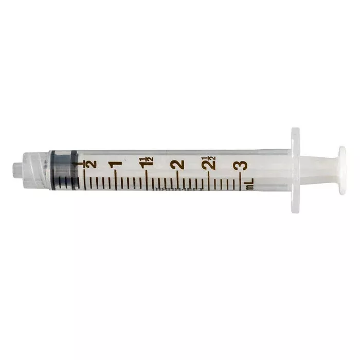 Monoject 3 mL SoftPack General Purpose Syringe with Luer Lock Tip 100/box