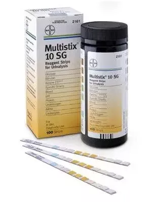 Multistix 10 SG Reagent Test Strips 100/Bottle