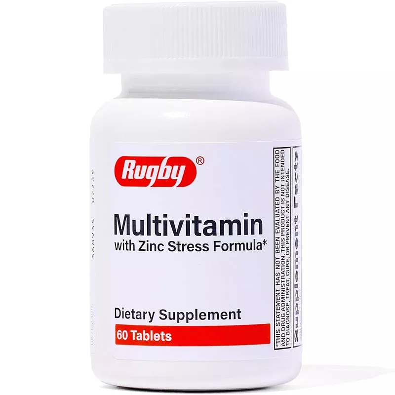 Multivitamin with Zinc Stress Formula for Energy, Immune Support & Stress Relief 60 Count