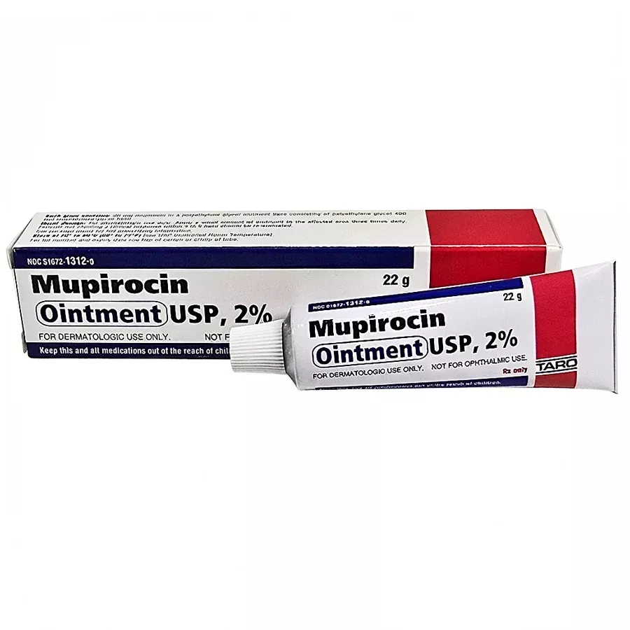 Mupirocin 2% Ointment by Taro Pharmaceuticals 22 gram (Rx)