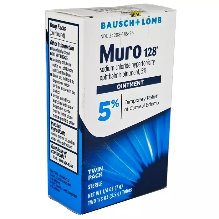 Muro 128 Sodium Chloride Ophthalmic Eye Ointment 5%