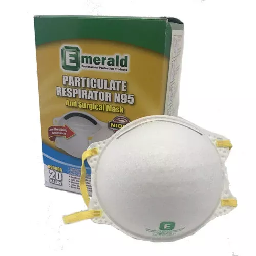 N95 Particulate Respirator Face MaskBx/20