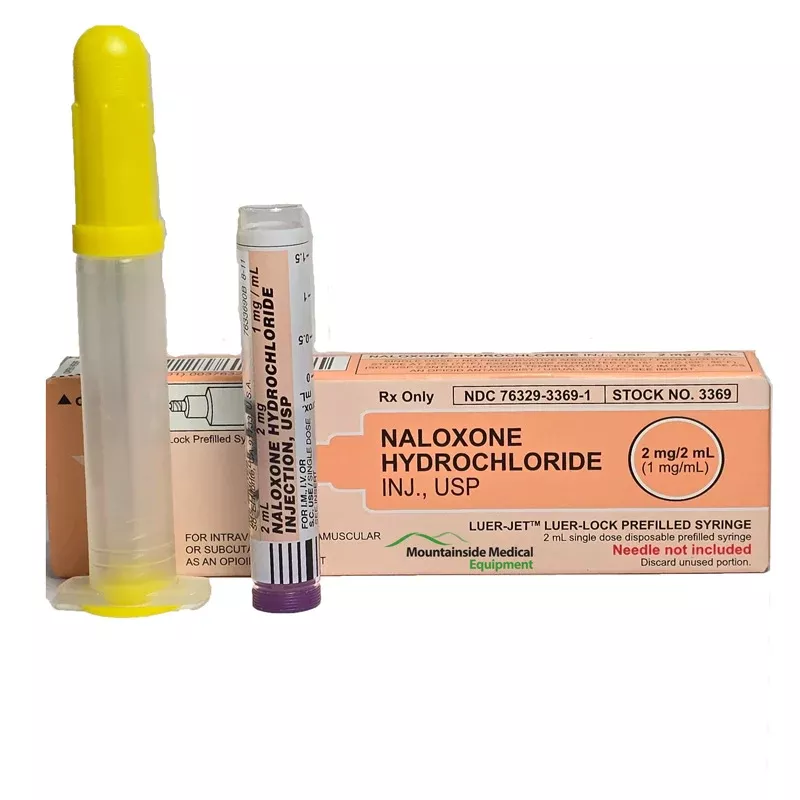 Naloxone Prefilled Syringe for Injection 2mg Dose (Rx)