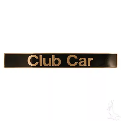Name Plate, Black/Gold, Club Car Precedent (2004 – Up)